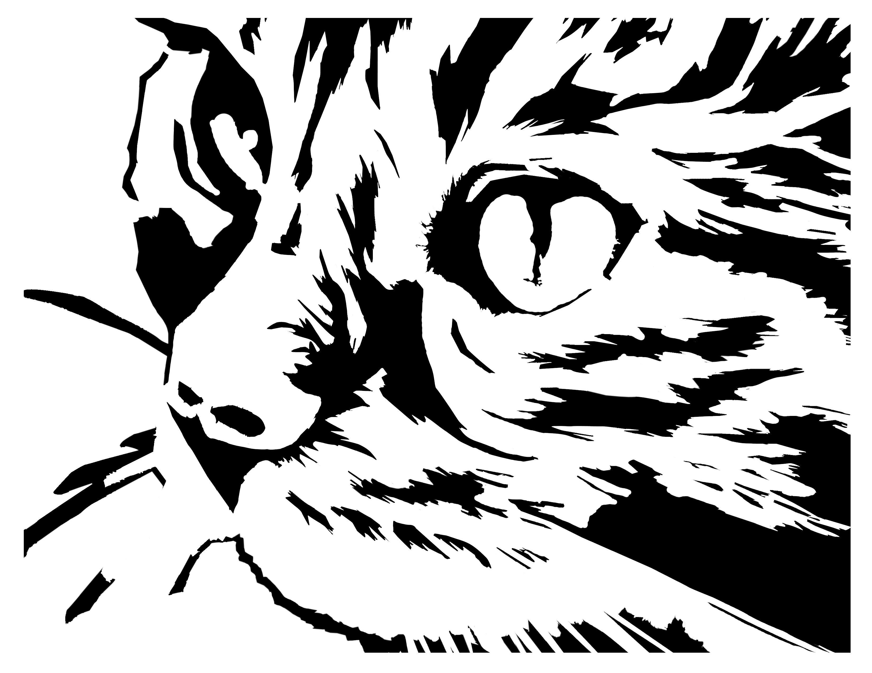 Cat close up pattern – Maker Patterns