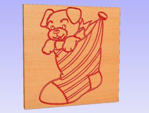 Puppy Stocking SVG Pattern – Maker Patterns
