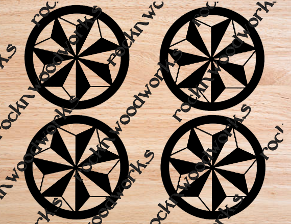 Scroll Coasters 2 pattern – Maker Patterns