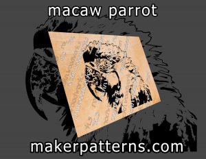 scroll saw patterns Maccaw Parrot