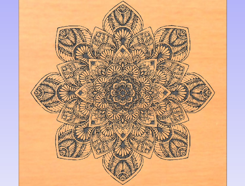 Download Mandala1 SVG CNC Pattern - Maker Patterns